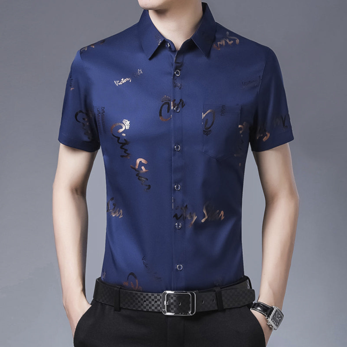 Silk Slim Fit Shirt