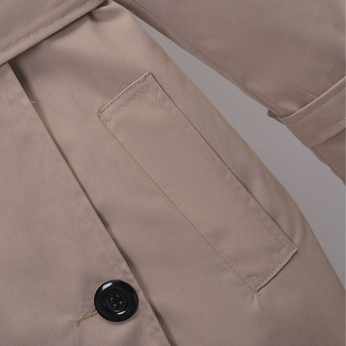 Slim Double-breasted Coat