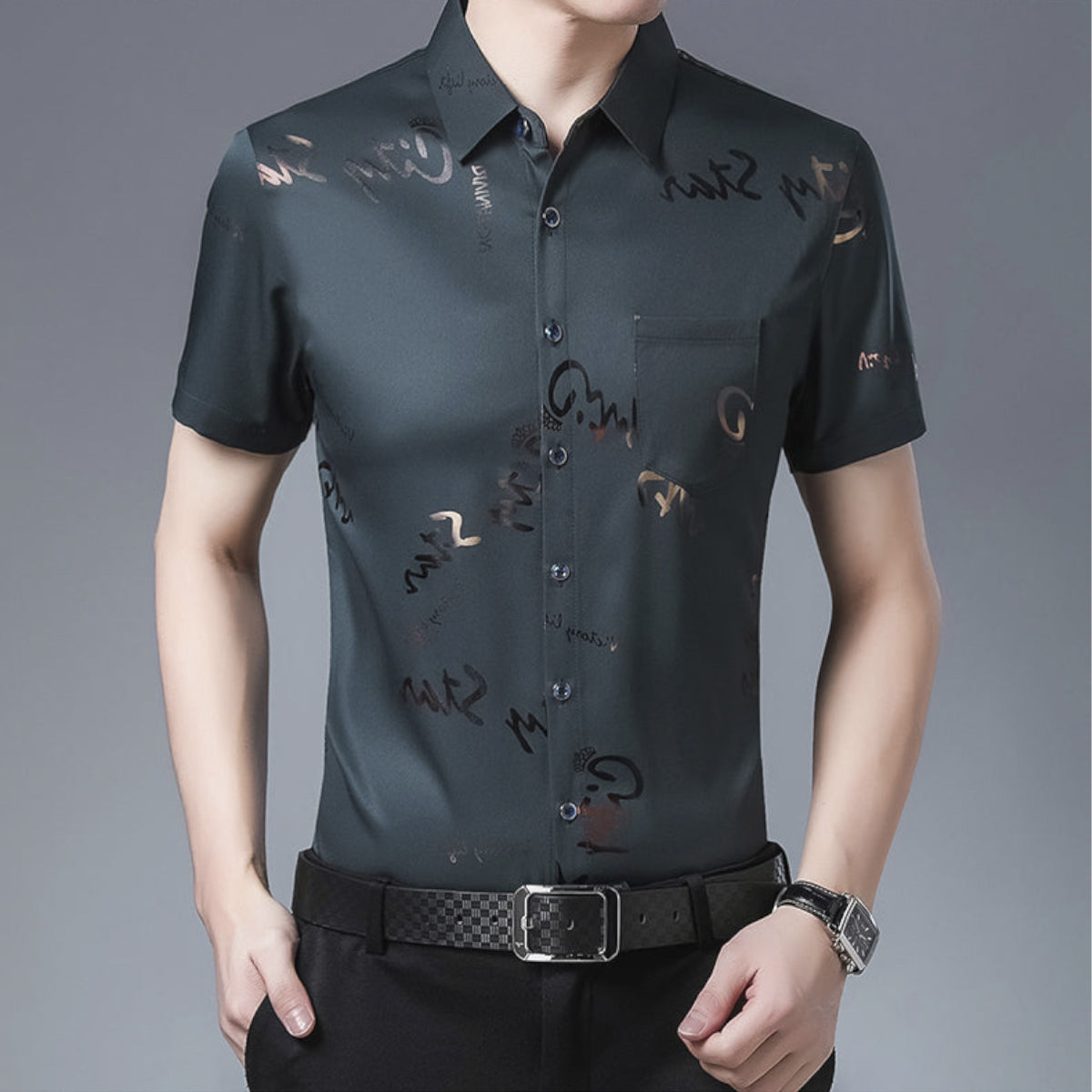 Silk Slim Fit Shirt