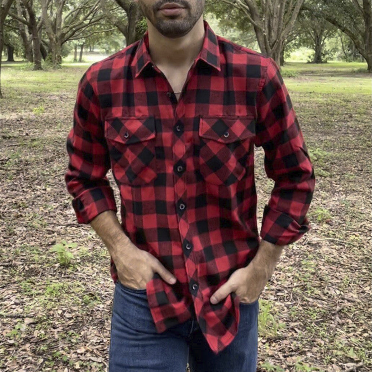 Plaid Flannel Shirt