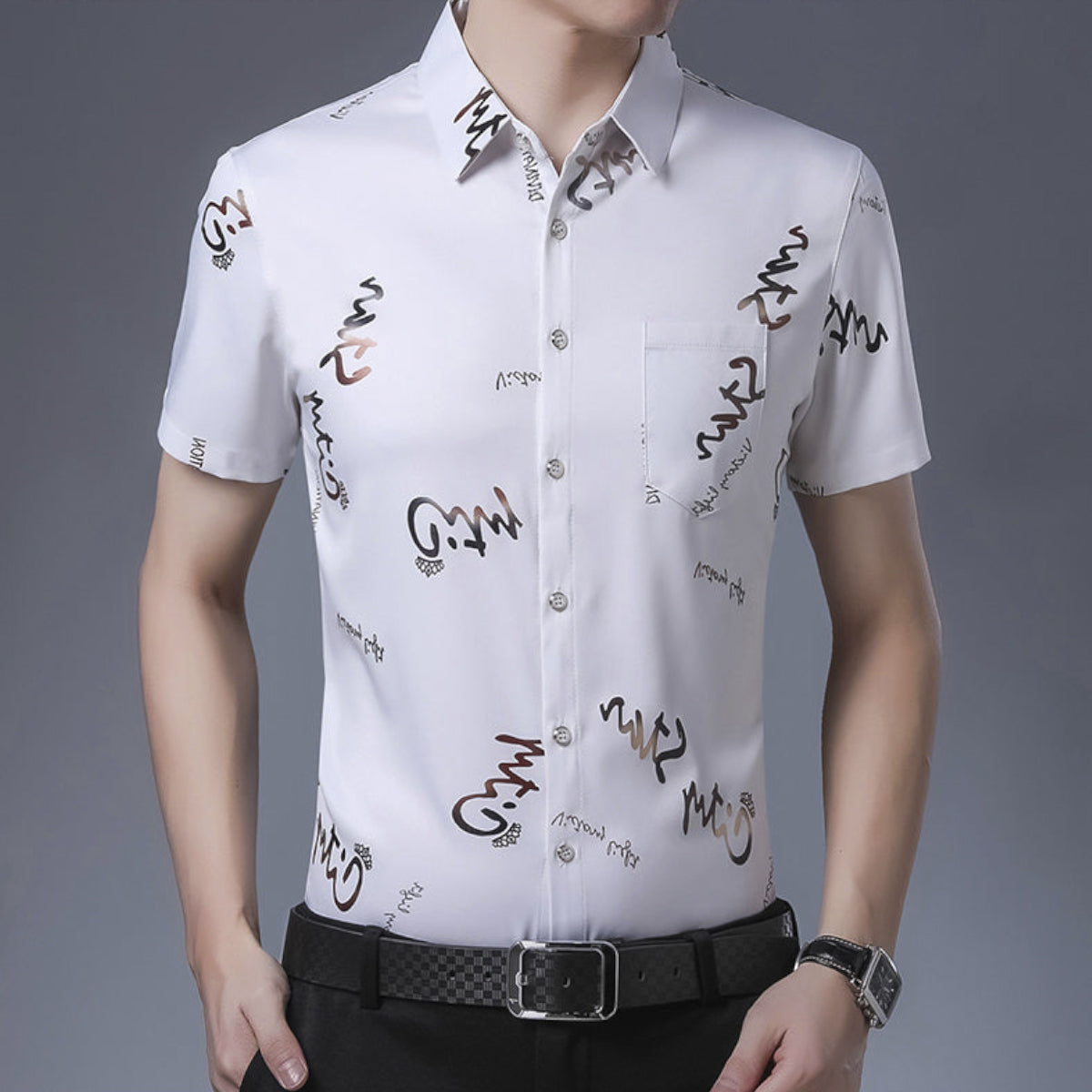 Silk Slim Fit Shirt