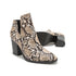 Snakeskin Short Boots