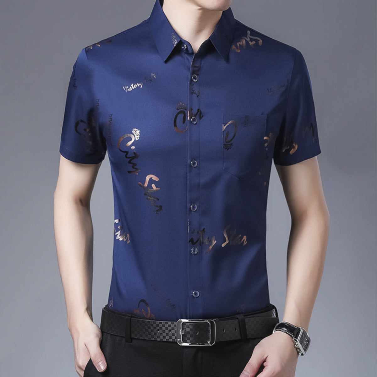 Silk Slim Fit Shirt