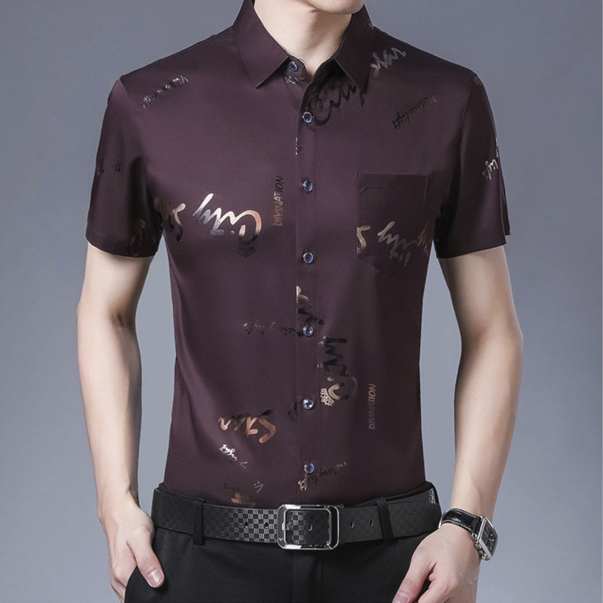 Silk Slim Fit Shirt
