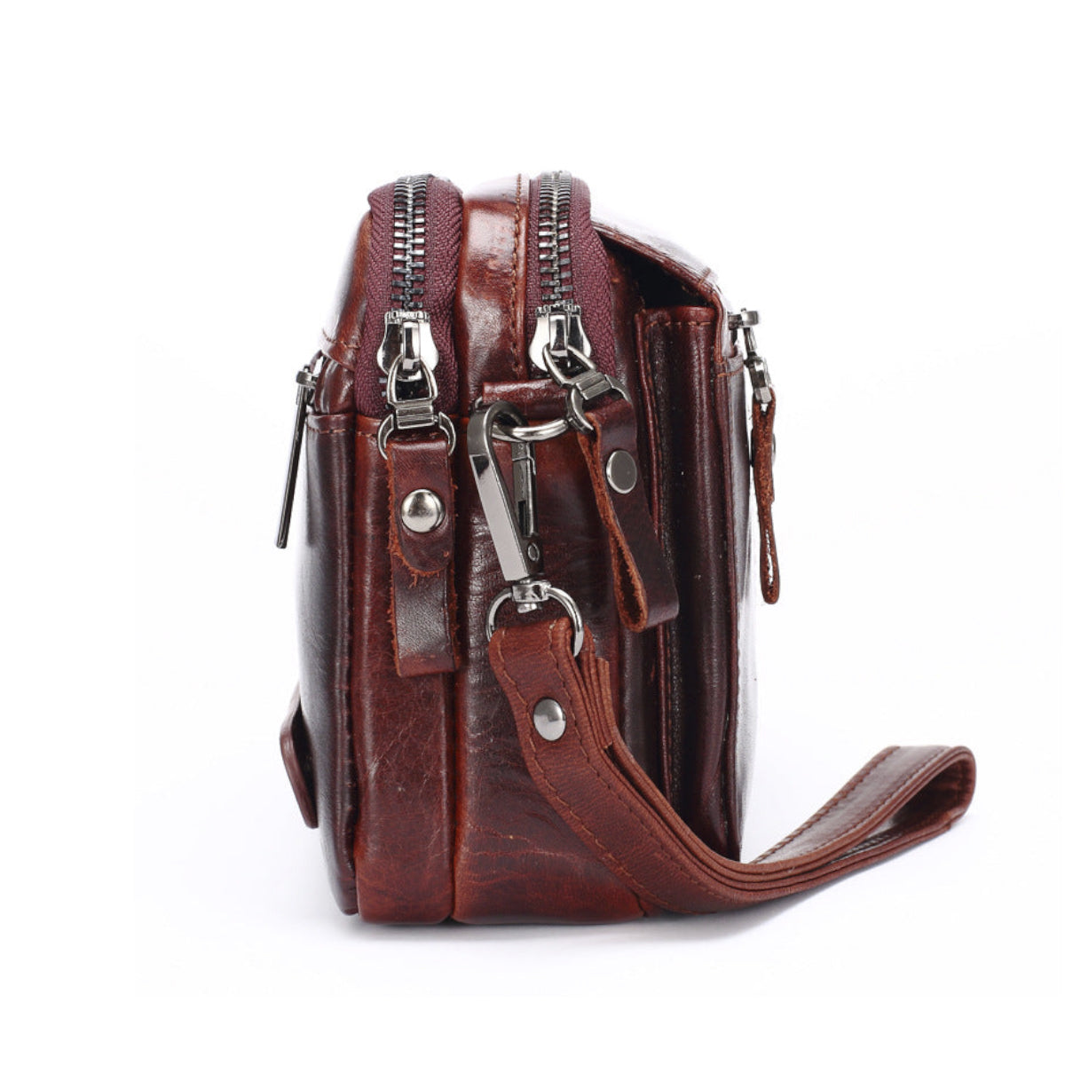 Double Zipper Casual Clutch