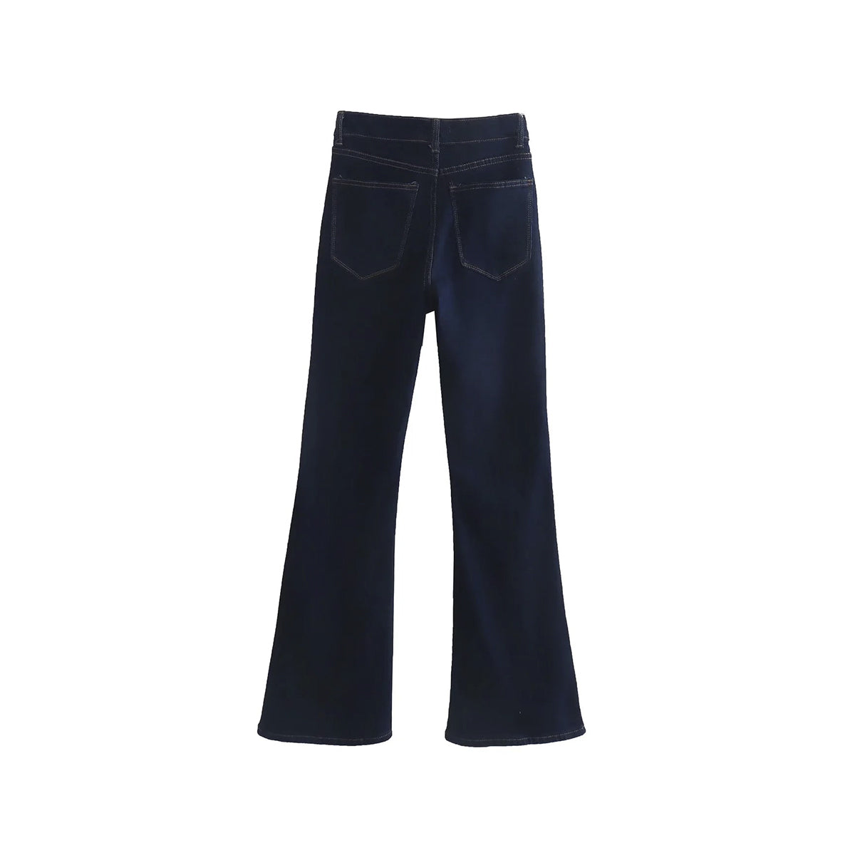 Elastic High Waist Jeans