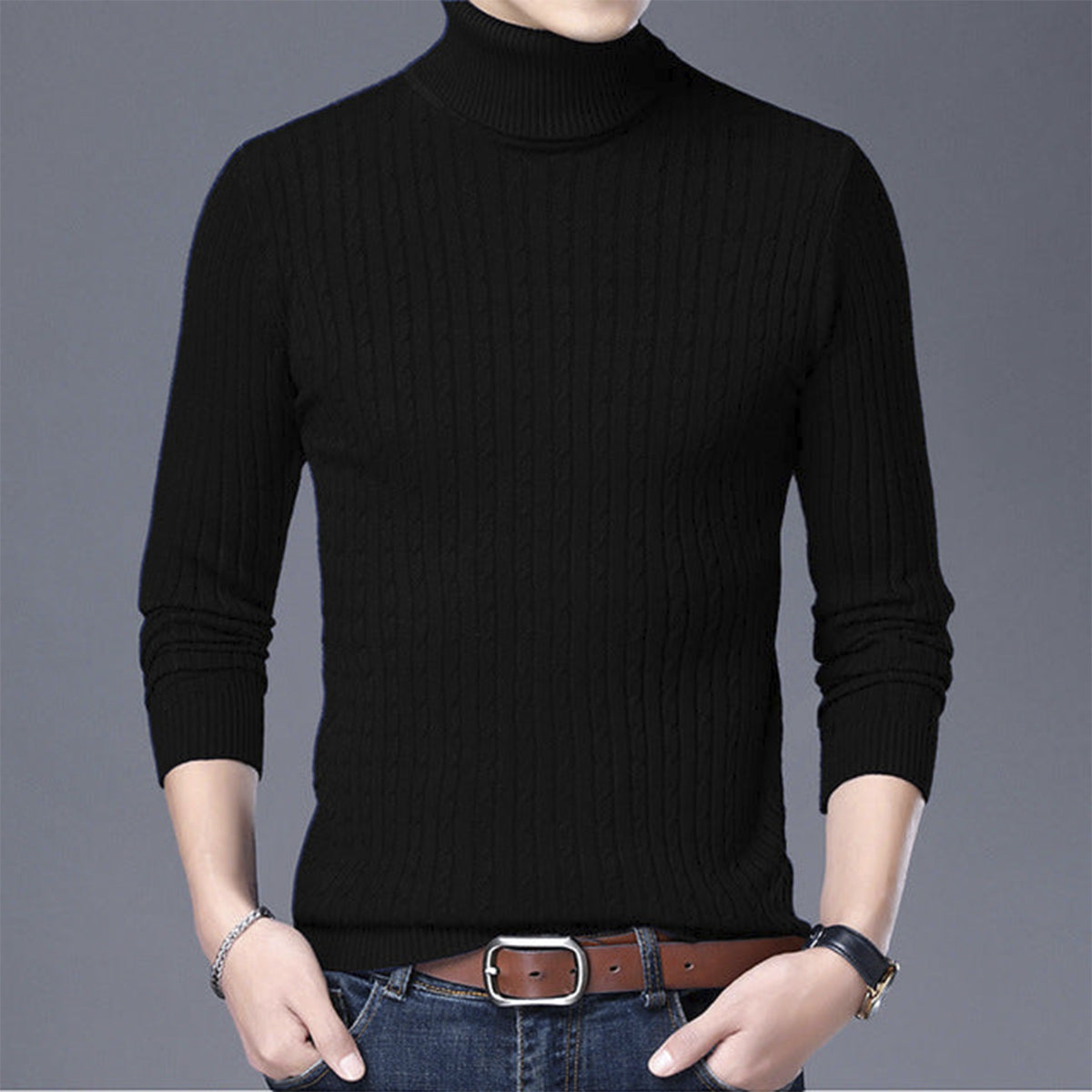 High Collar Sweater