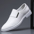 White Leather Classic Shoes