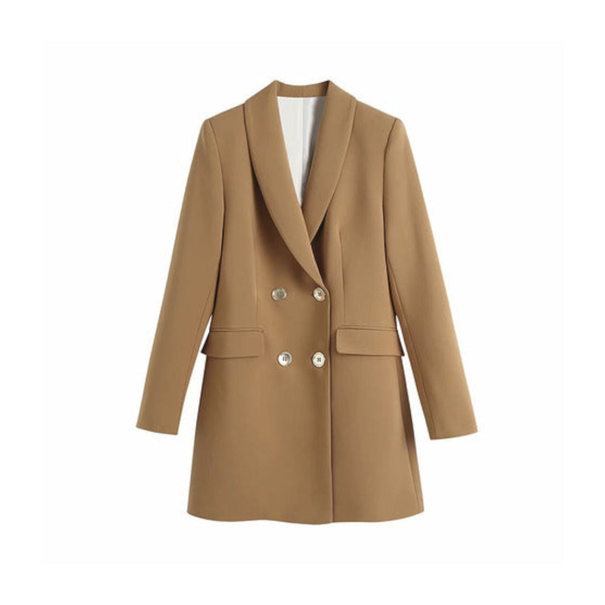 Long Double Breasted Blazer