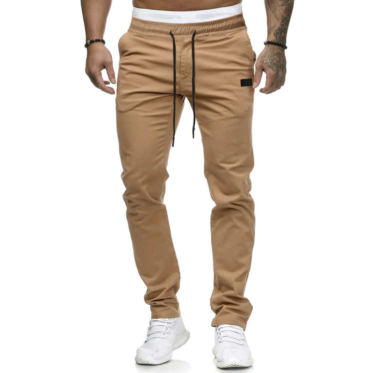 Classic Style Cotton Pants