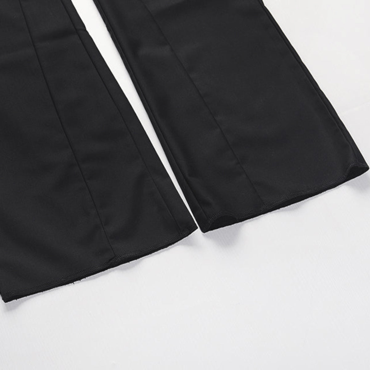 Elastic Waist Flare Pants
