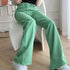 Green Denim Pants