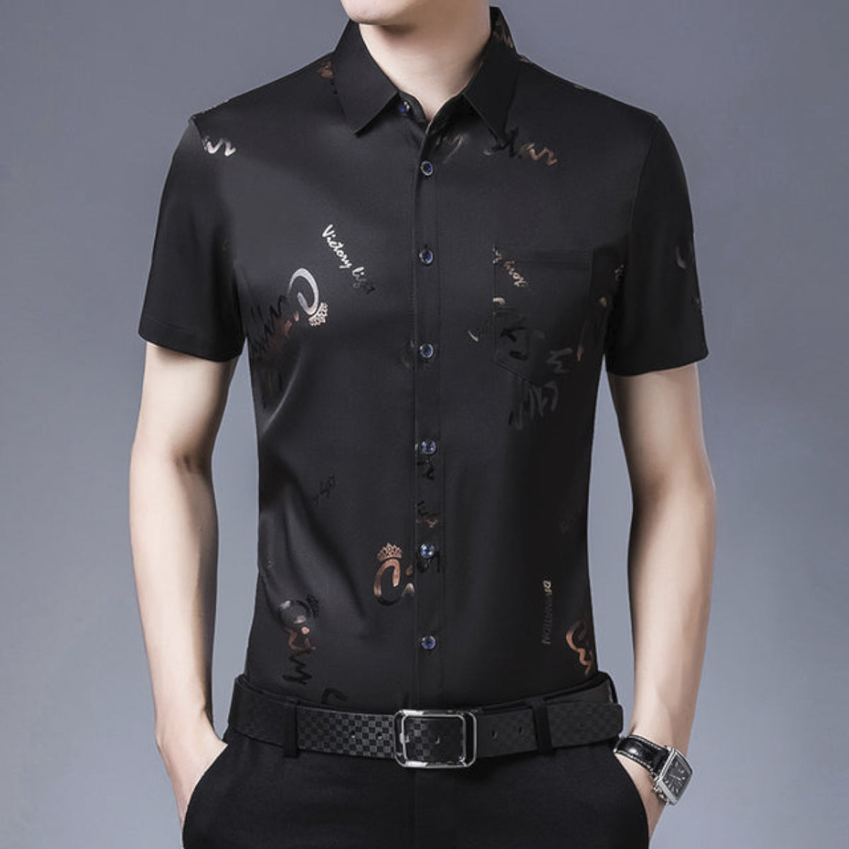 Silk Slim Fit Shirt