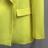Minimalist Yellow Blazer