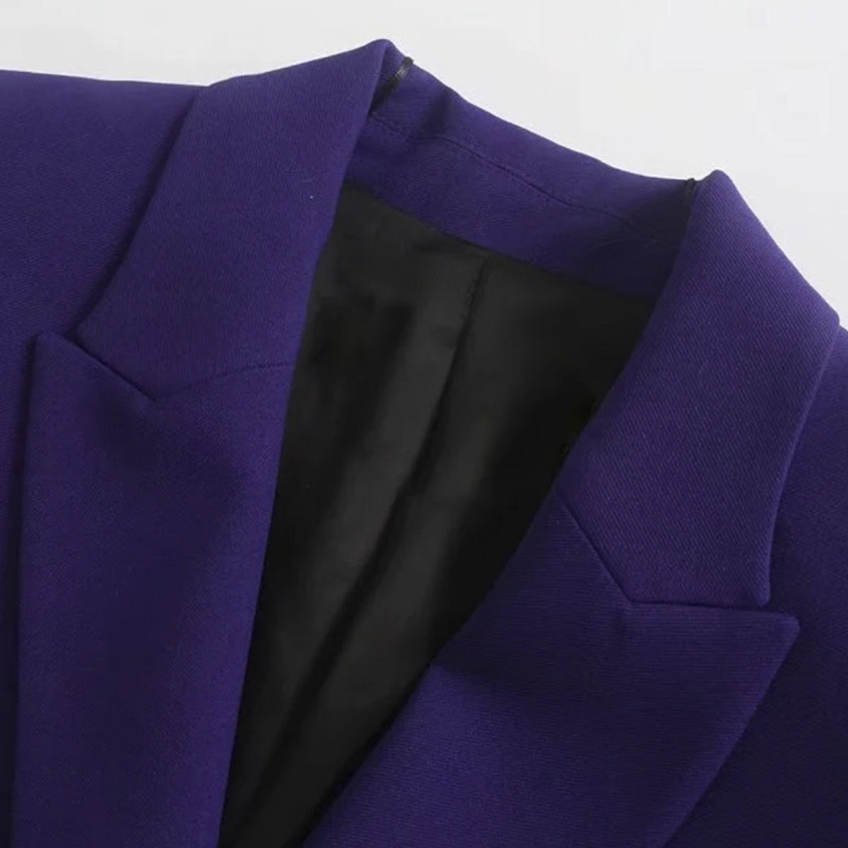 Casual Purple Blazer