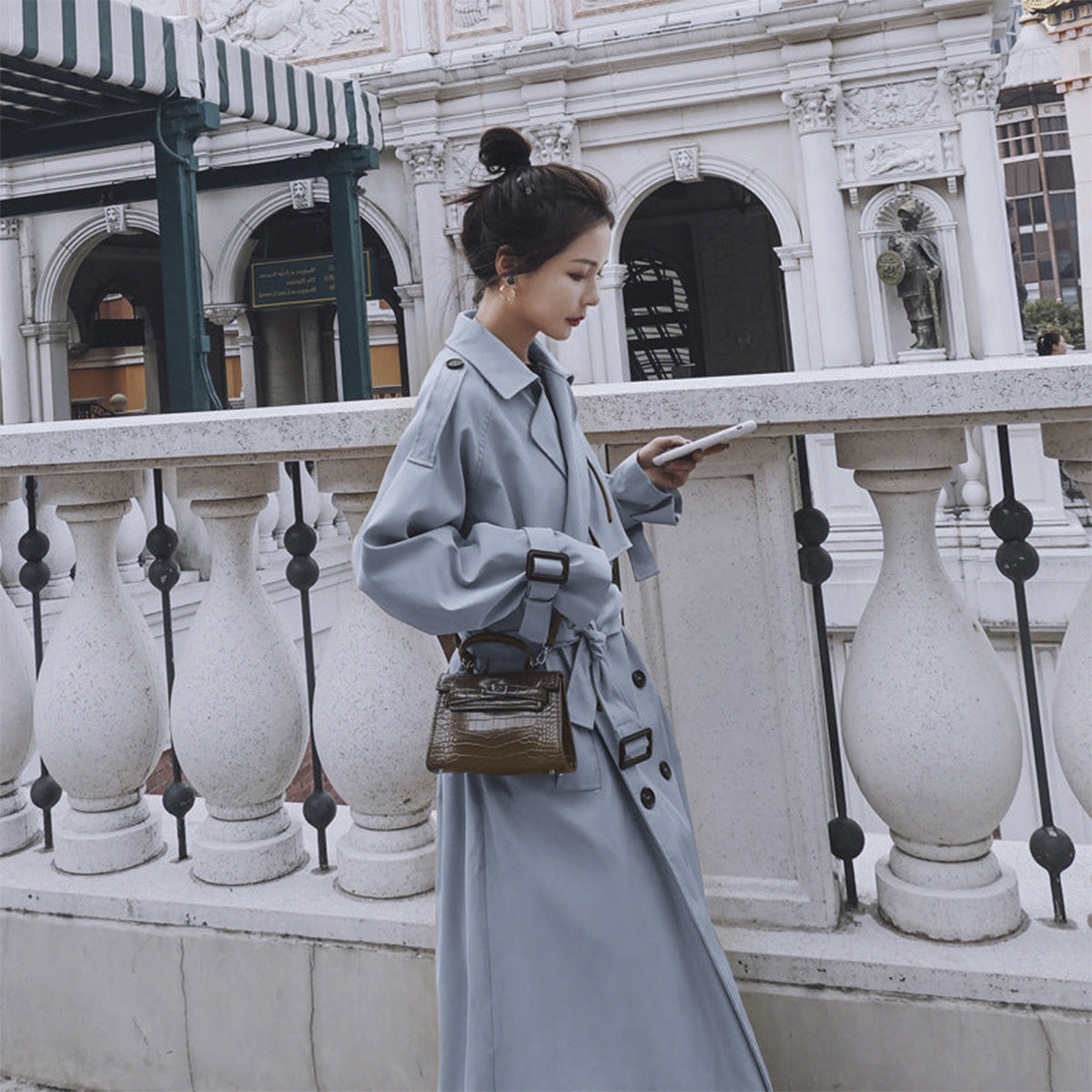 Autumn Coat With Belt