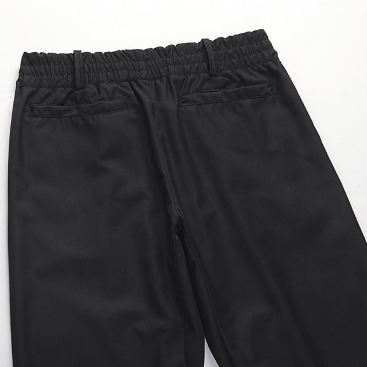 Elastic Waist Flare Pants