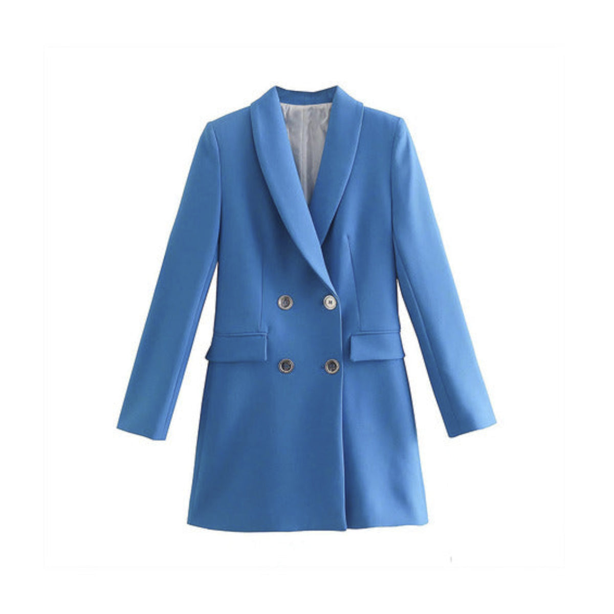 Long Double Breasted Blazer