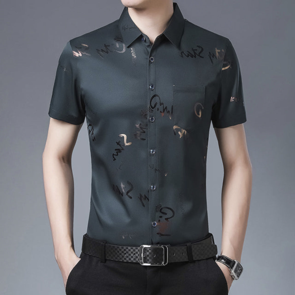 Silk Slim Fit Shirt
