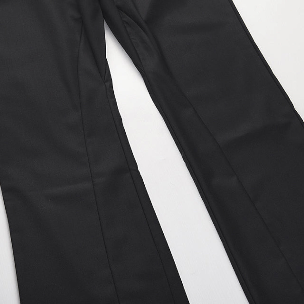 Elastic Waist Flare Pants