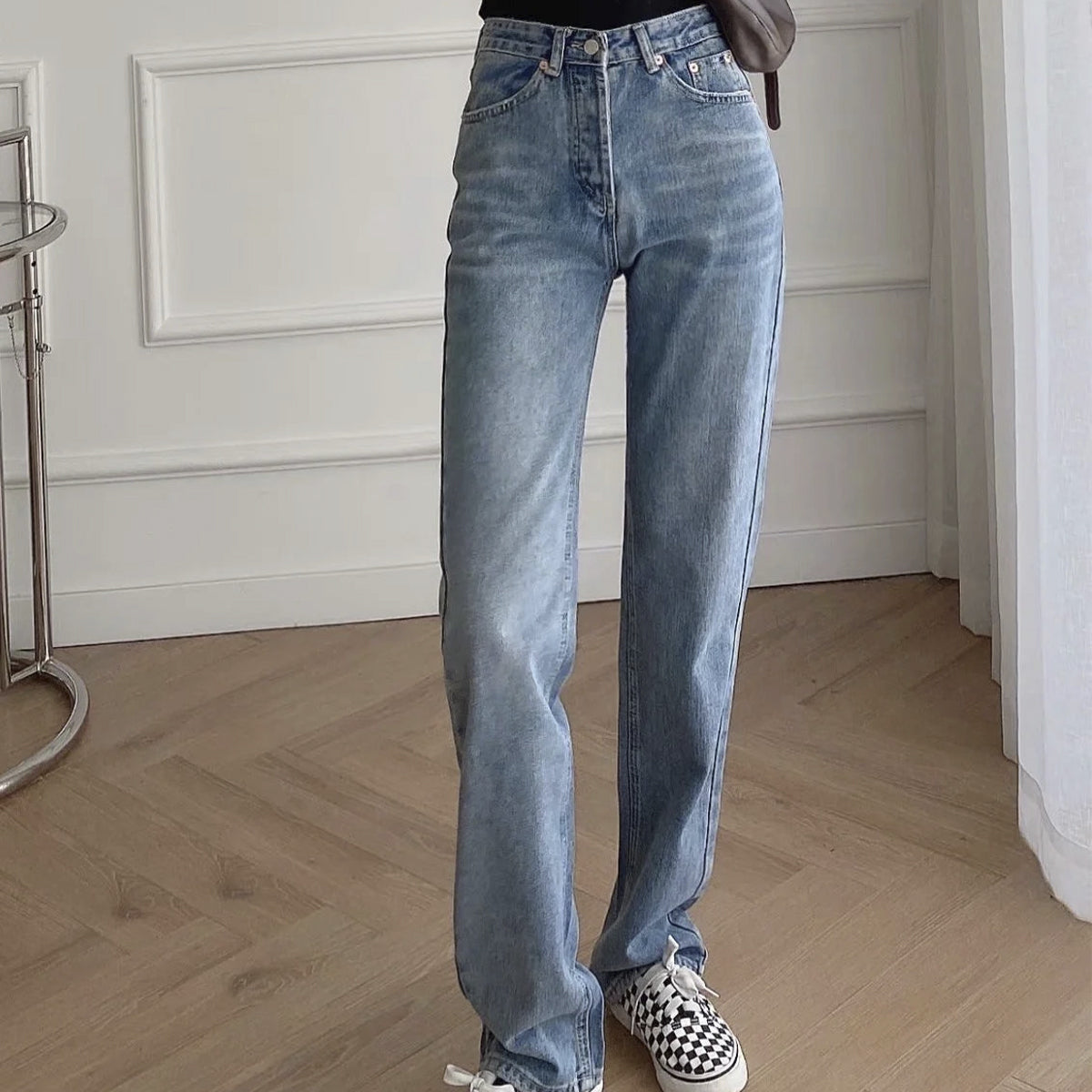 Medium Waist Vintage Jeans