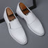 White Leather Classic Shoes
