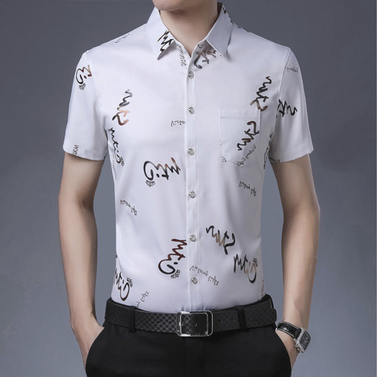 Silk Slim Fit Shirt