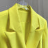 Minimalist Yellow Blazer