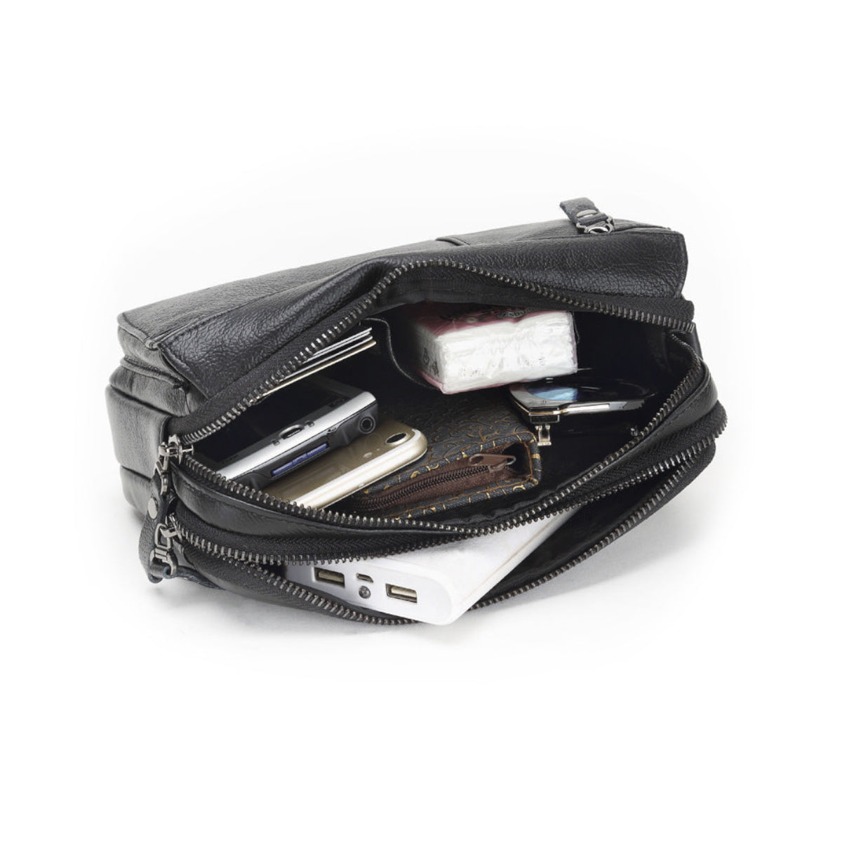 Double Zipper Casual Clutch