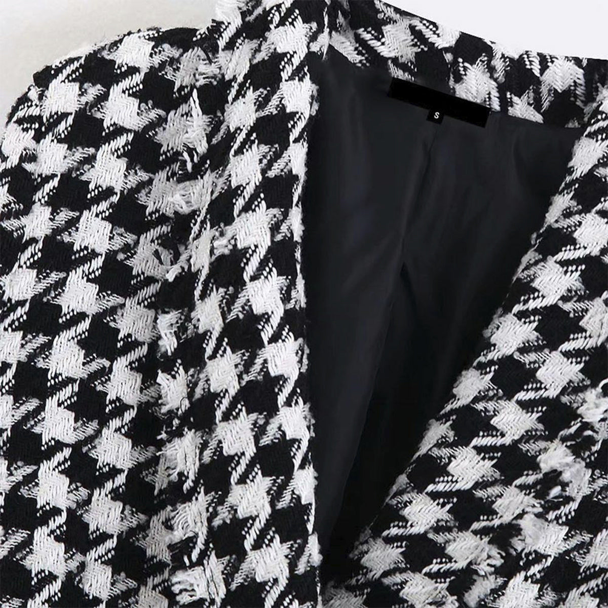 Outerwear Plaid Blazer