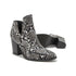 Snakeskin Short Boots