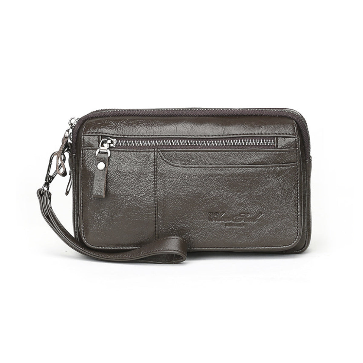 Double Zipper Casual Clutch