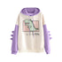 Cartoon Dinosaur Oversized Hoodie