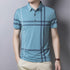 Summer Striped Polo Shirt