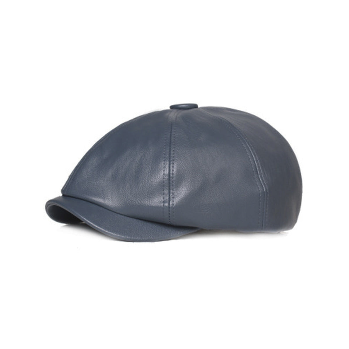 Octagonal Leather Hat