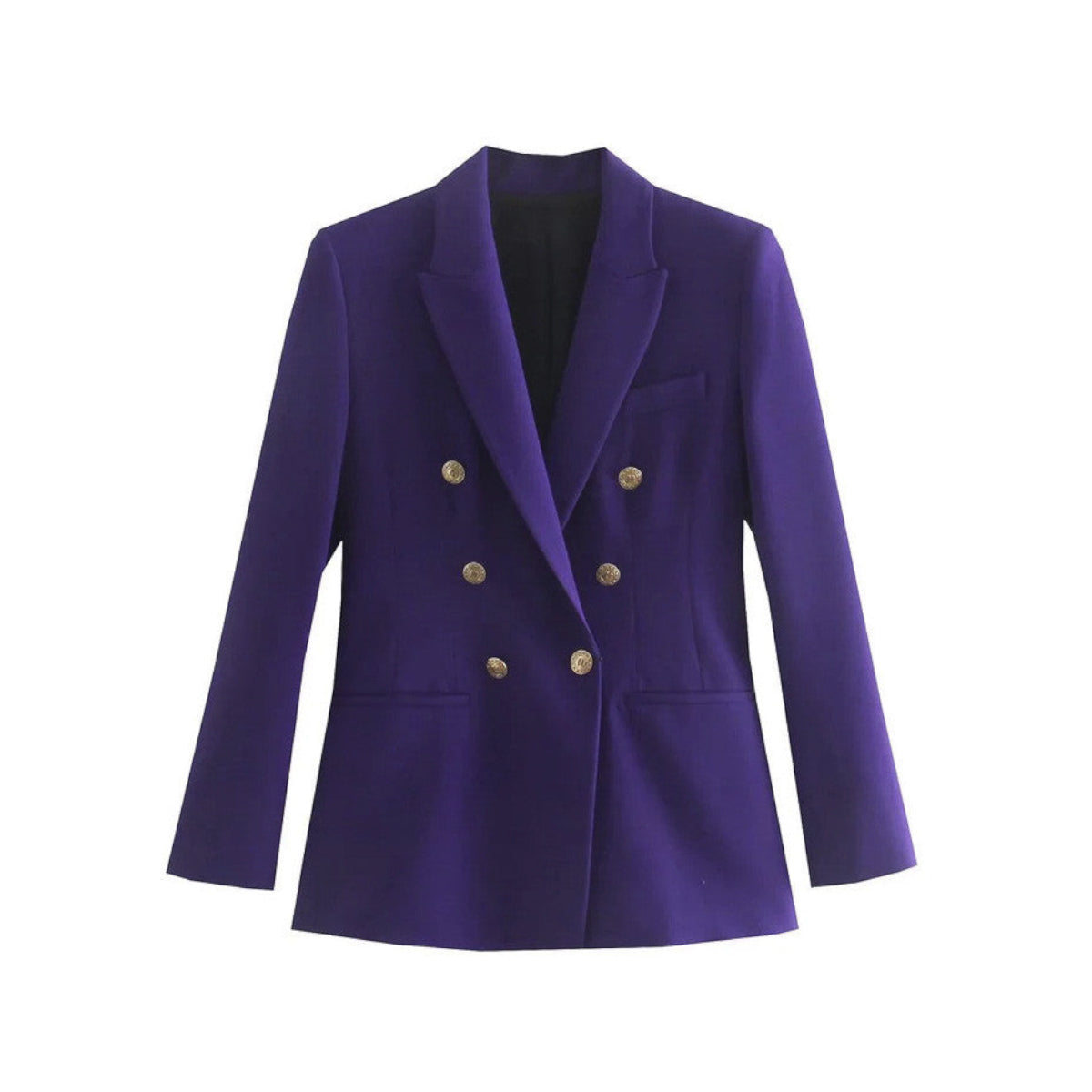 Casual Purple Blazer