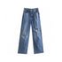 High Waist Denim Pants