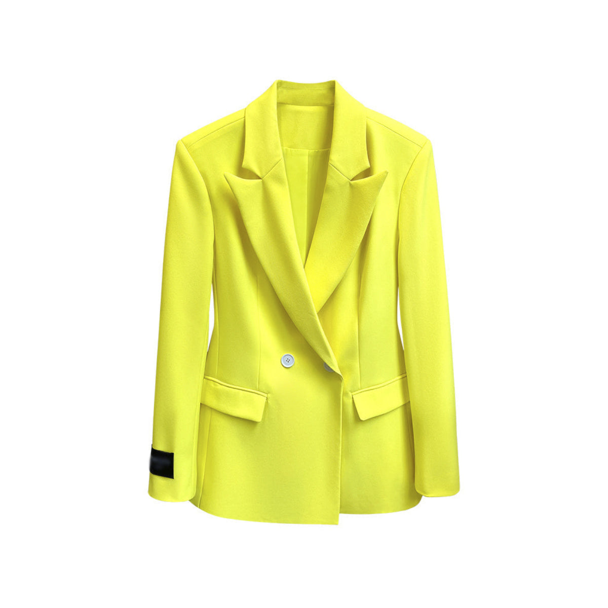 Minimalist Yellow Blazer