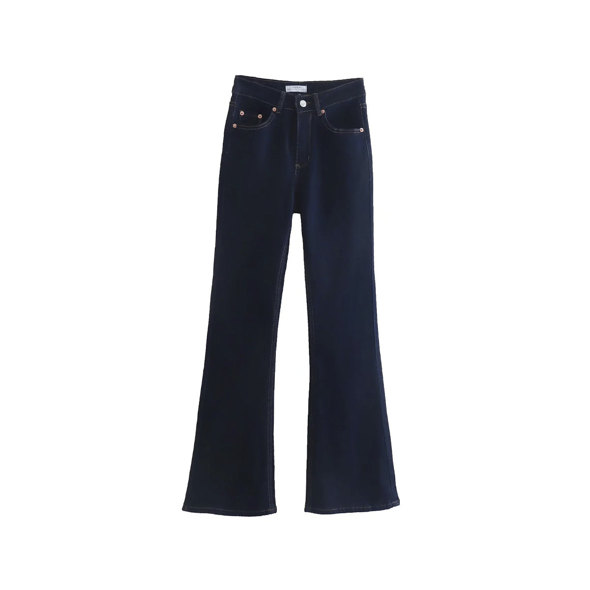 Elastic High Waist Jeans