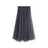 Mid-length Mesh Skirt