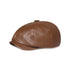 Octagonal Leather Hat