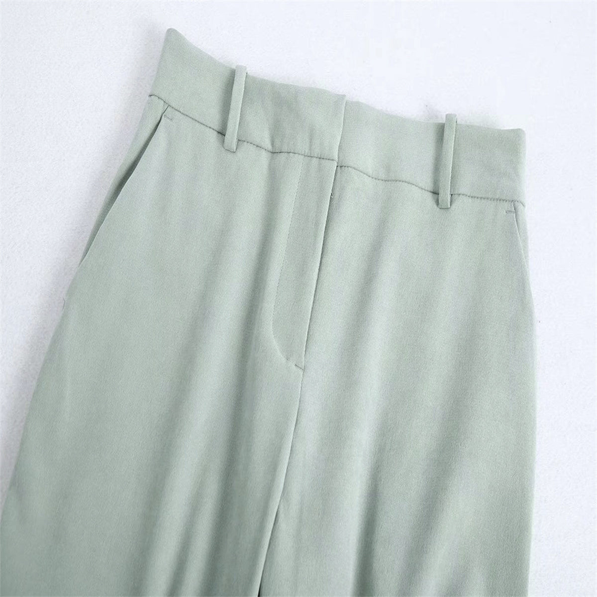 Mid-Waist Soft Pants