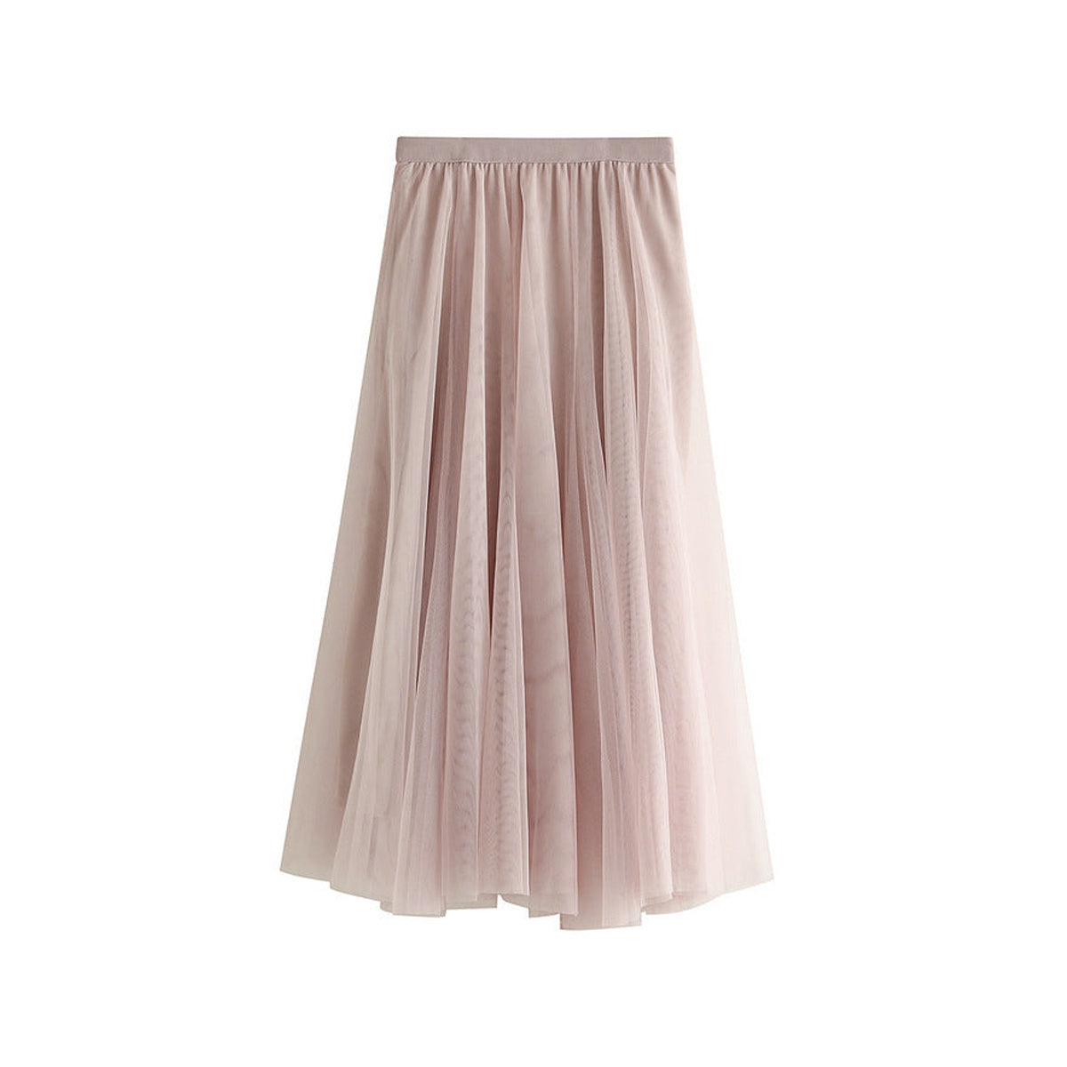 Mid-length Mesh Skirt