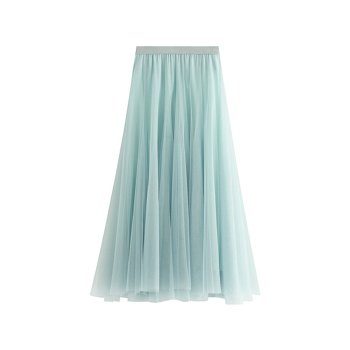 Mid-length Mesh Skirt