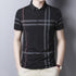 Summer Striped Polo Shirt