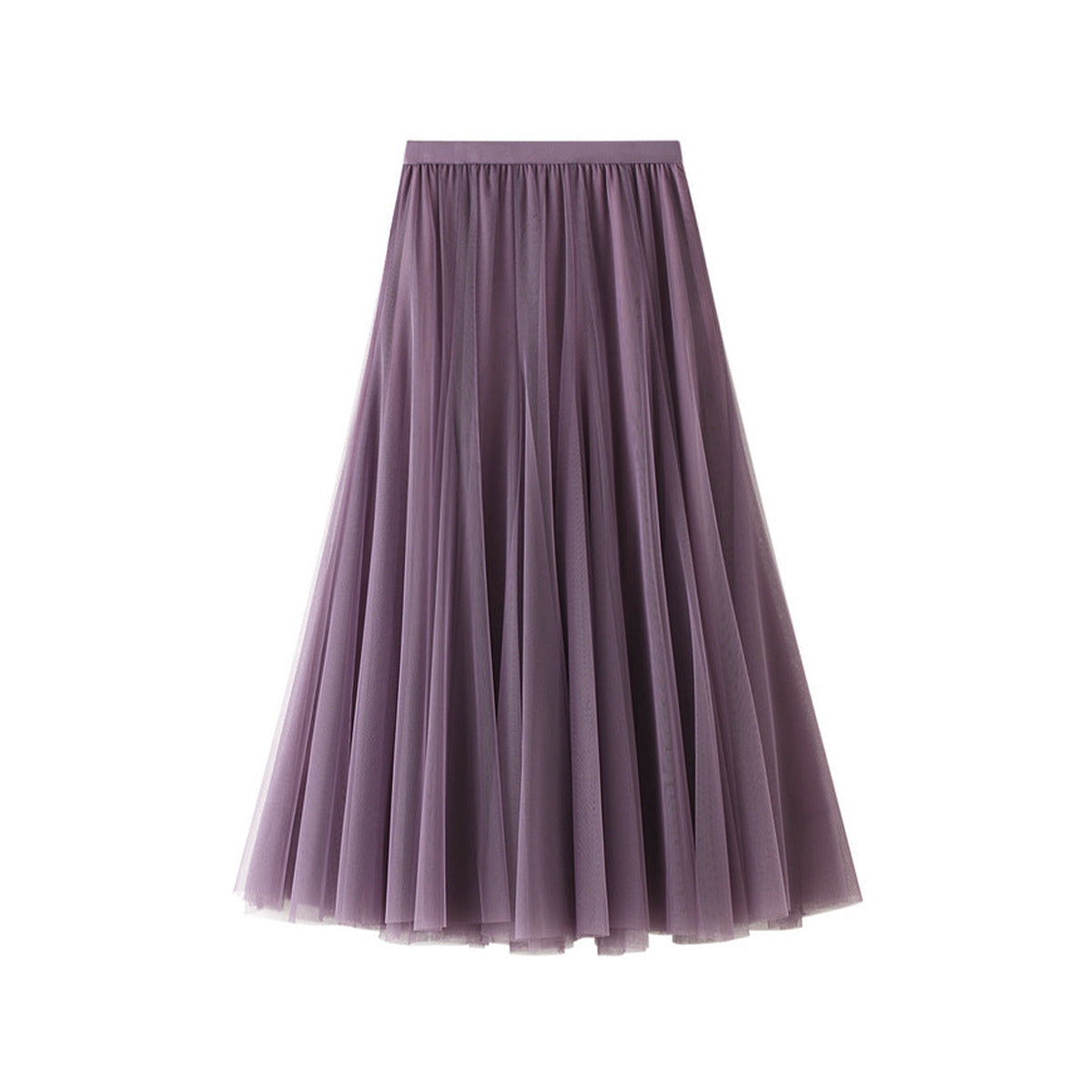 Mid-length Mesh Skirt