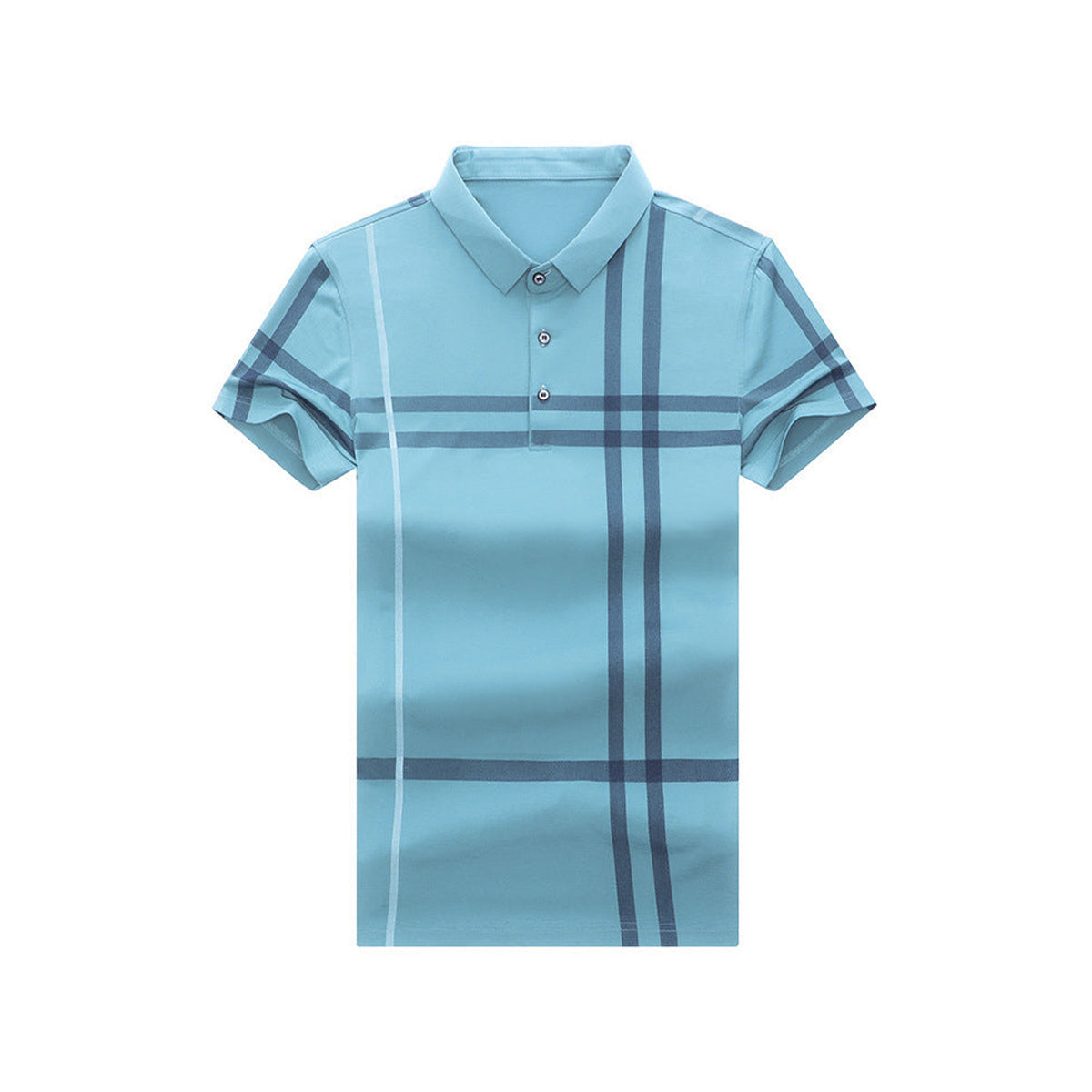 Summer Striped Polo Shirt