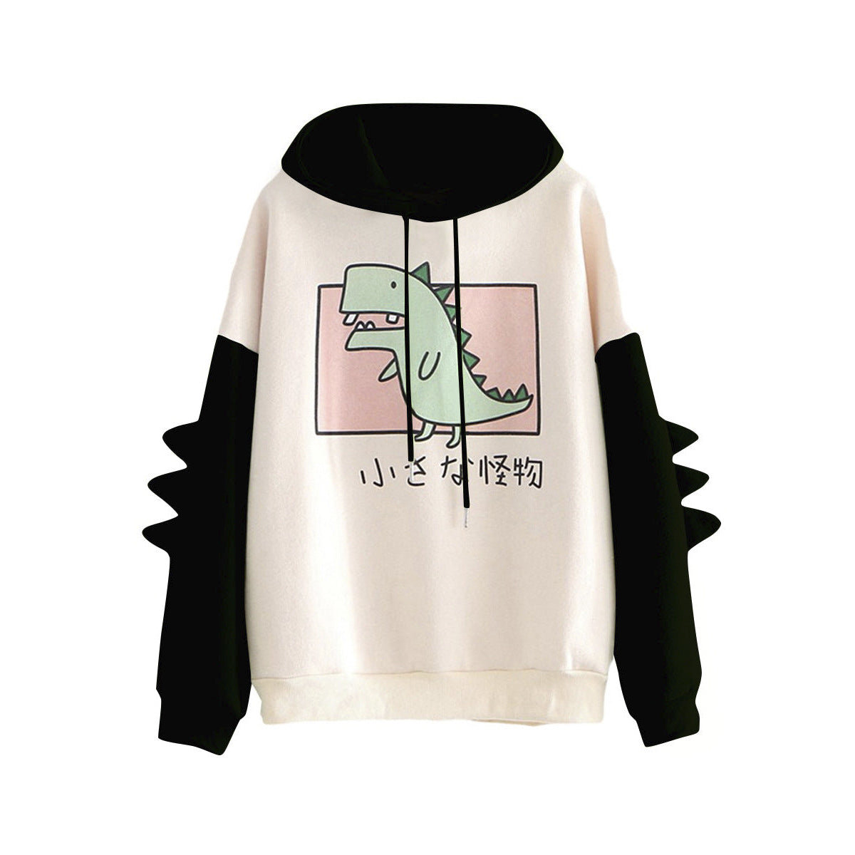 Cartoon Dinosaur Oversized Hoodie